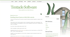 Desktop Screenshot of blog.tentaclesoftware.com
